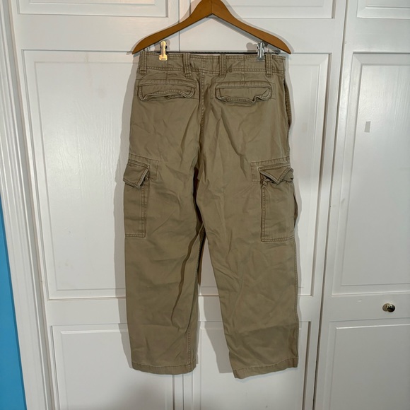 Men's Old Navy Tan Cargo Pants 31 X 30 Work Everday - Picture 5 of 10